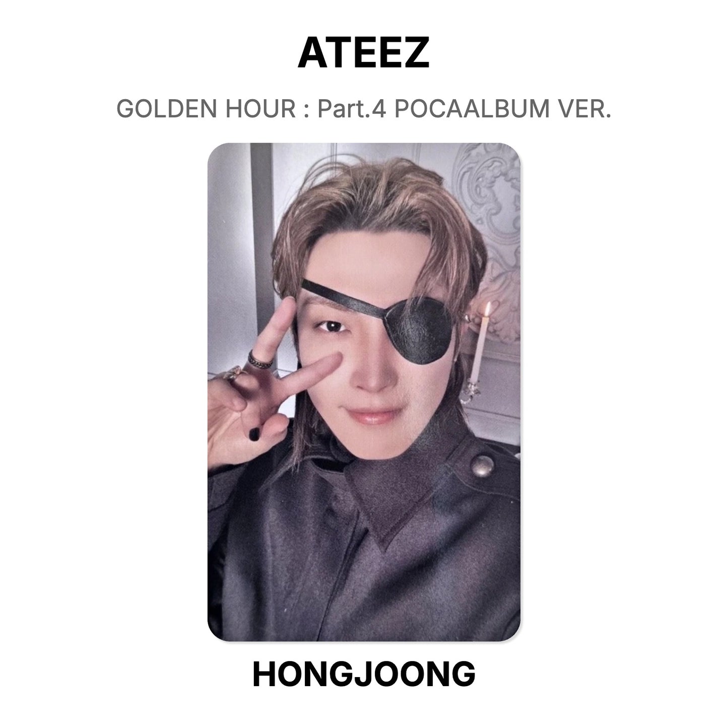 ATEEZ GOLDEN HOUR : Part.4 POCAALBUM VER. Official Photocard