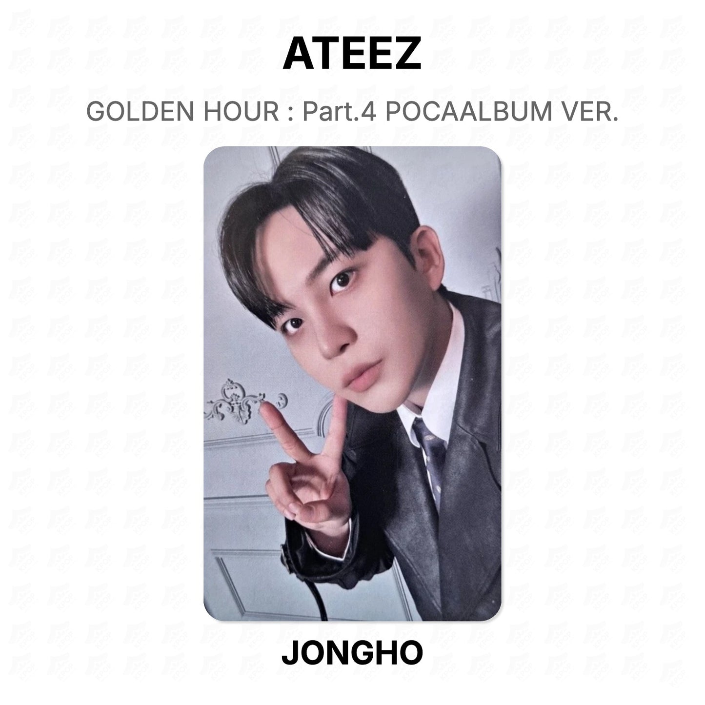 ATEEZ GOLDEN HOUR : Part.4 POCAALBUM VER. Official Photocard
