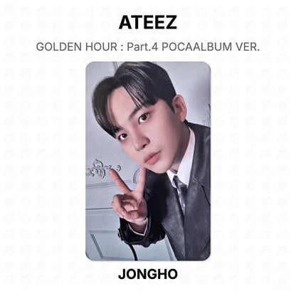 ATEEZ GOLDEN HOUR : Part.4 POCAALBUM VER. Official Photocard