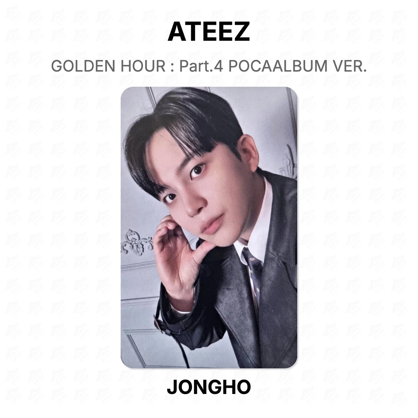 ATEEZ GOLDEN HOUR : Part.4 POCAALBUM VER. Official Photocard