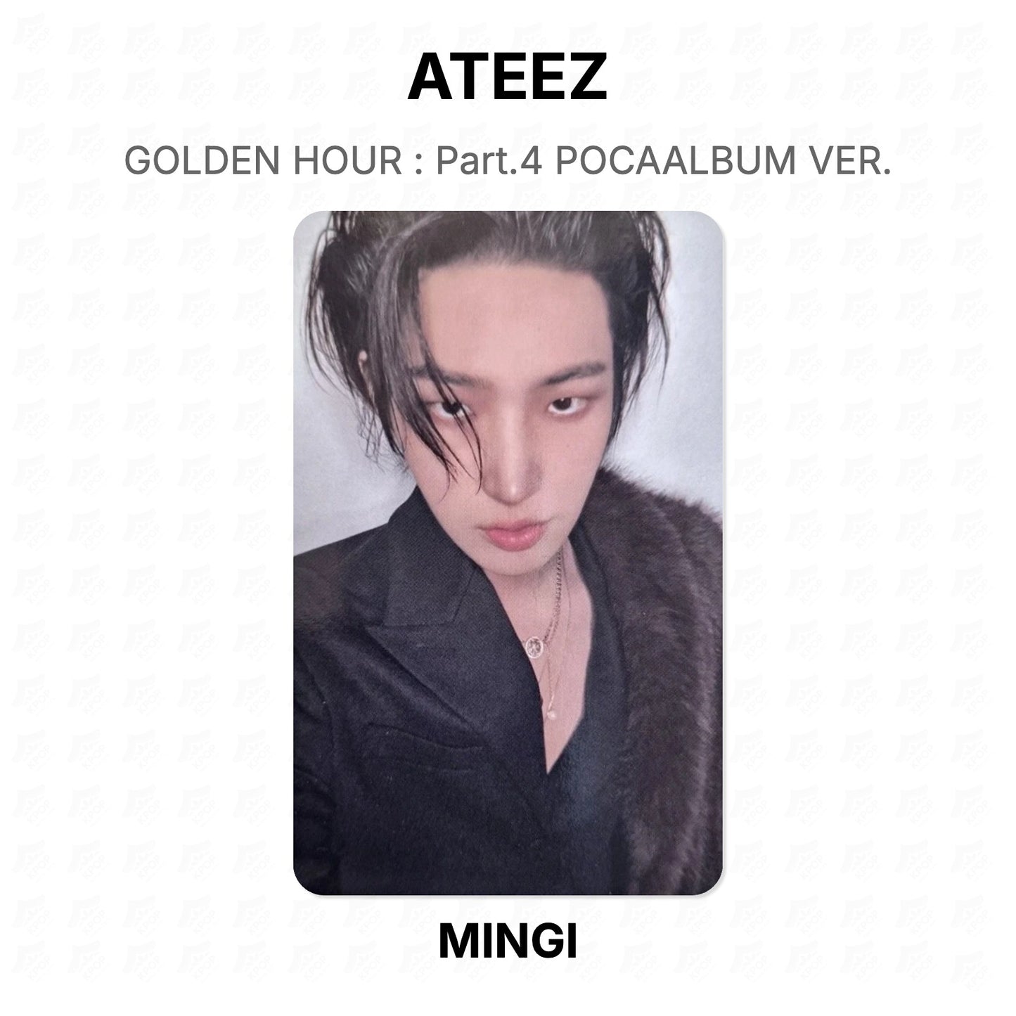 ATEEZ GOLDEN HOUR : Part.4 POCAALBUM VER. Official Photocard