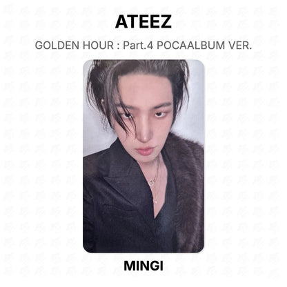 ATEEZ GOLDEN HOUR : Part.4 POCAALBUM VER. Official Photocard