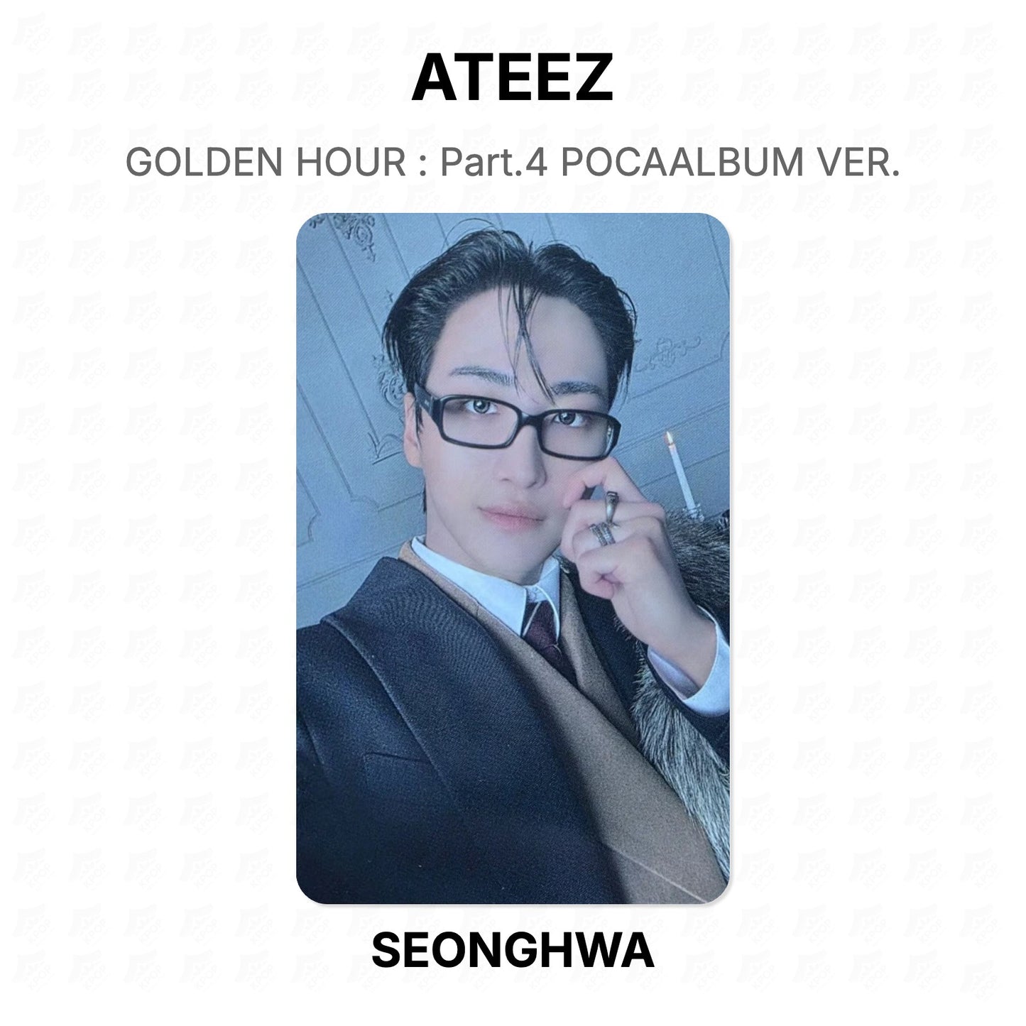 ATEEZ GOLDEN HOUR : Part.4 POCAALBUM VER. Official Photocard