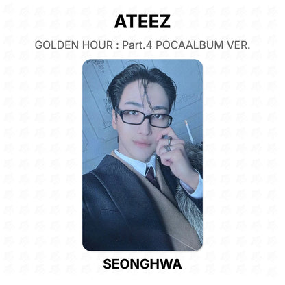 ATEEZ GOLDEN HOUR : Part.4 POCAALBUM VER. Official Photocard