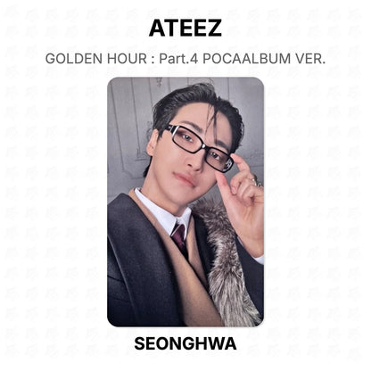 ATEEZ GOLDEN HOUR : Part.4 POCAALBUM VER. Official Photocard