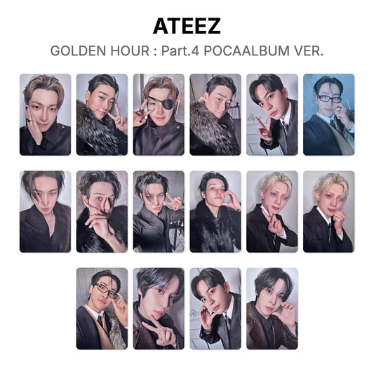 ATEEZ GOLDEN HOUR : Part.4 POCAALBUM VER. Official Photocard