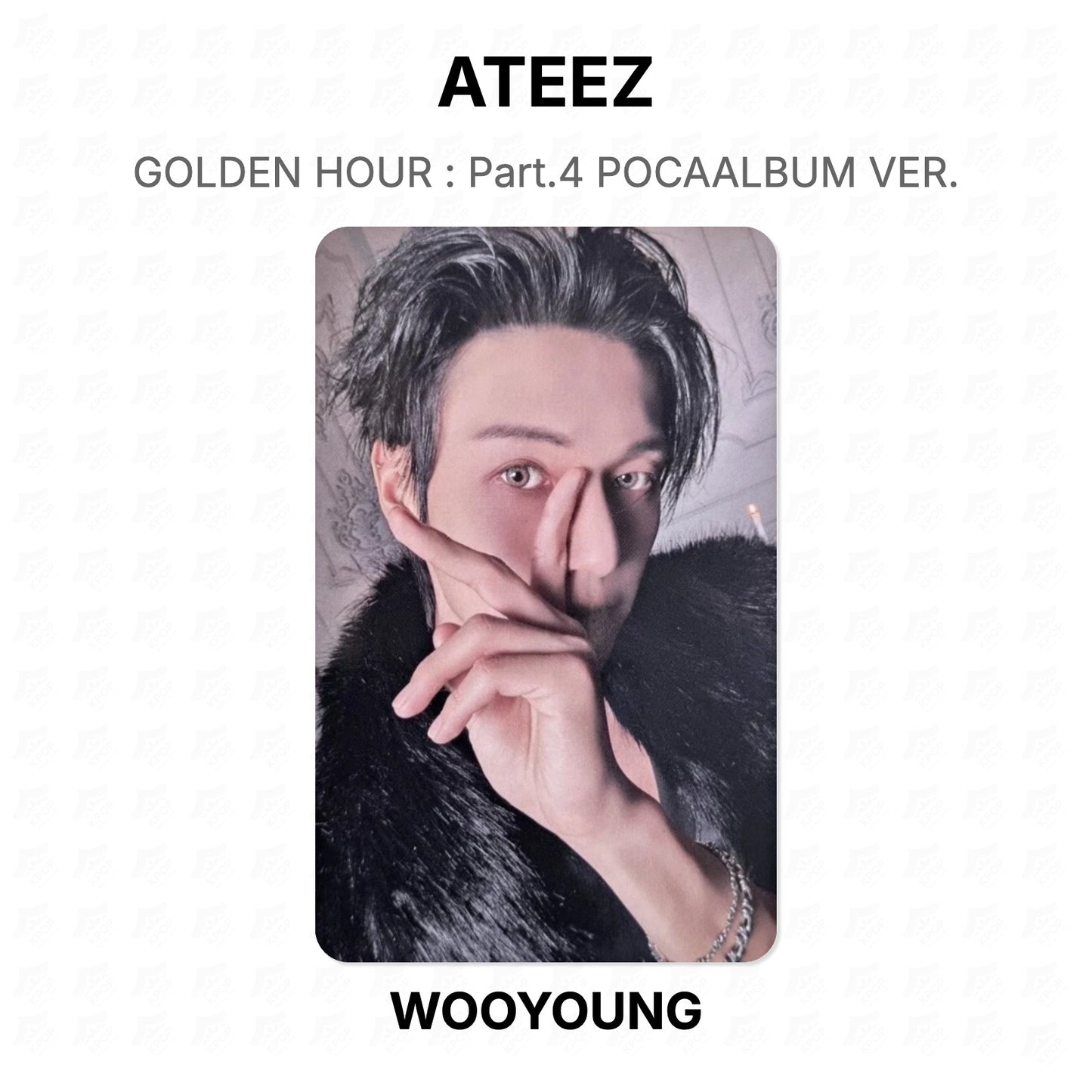 ATEEZ GOLDEN HOUR : Part.4 POCAALBUM VER. Official Photocard
