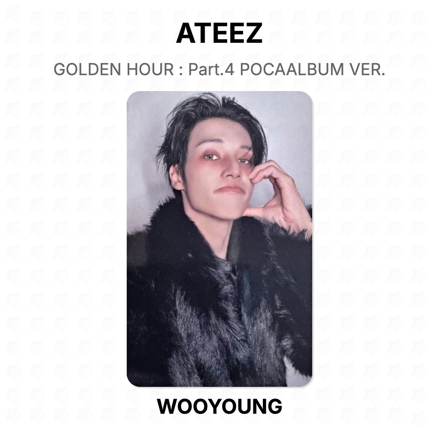 ATEEZ GOLDEN HOUR : Part.4 POCAALBUM VER. Official Photocard