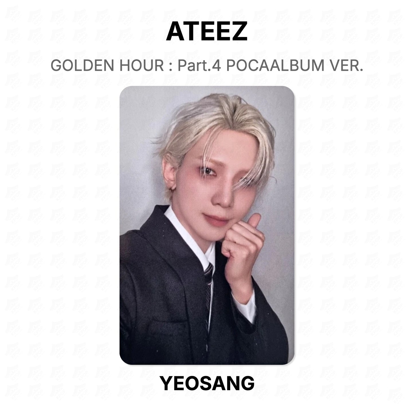 ATEEZ GOLDEN HOUR : Part.4 POCAALBUM VER. Official Photocard