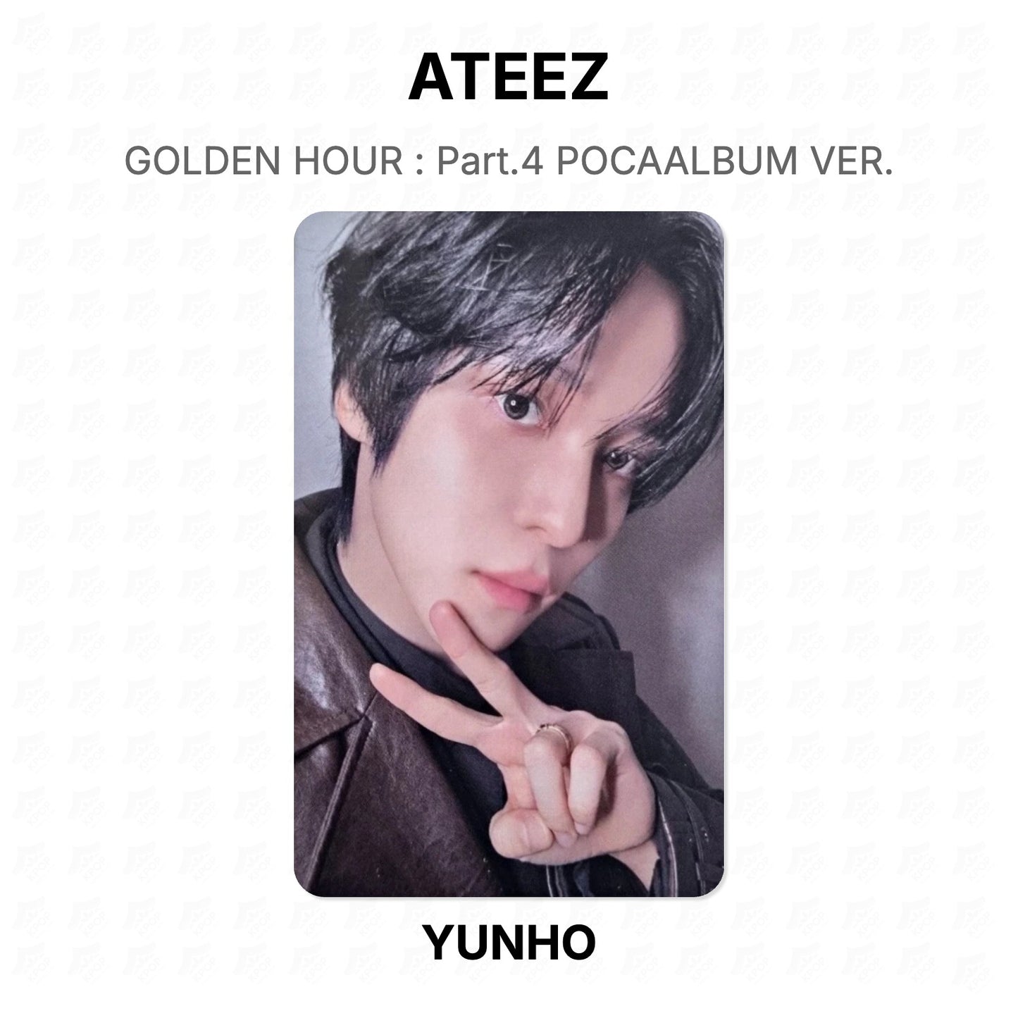 ATEEZ GOLDEN HOUR : Part.4 POCAALBUM VER. Official Photocard