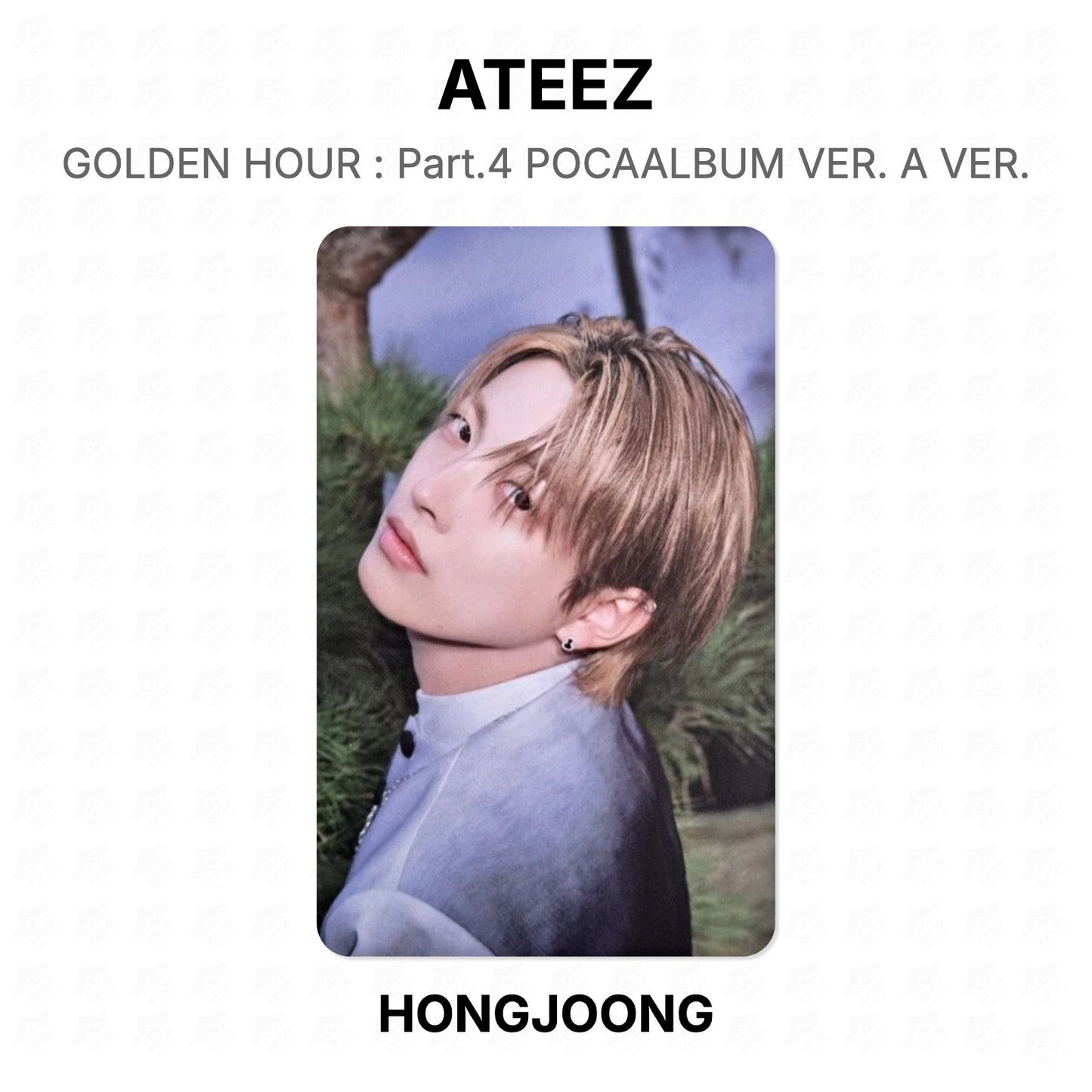 ATEEZ GOLDEN HOUR : Part.4 POCAALBUM VER. A VER. Official Photocard