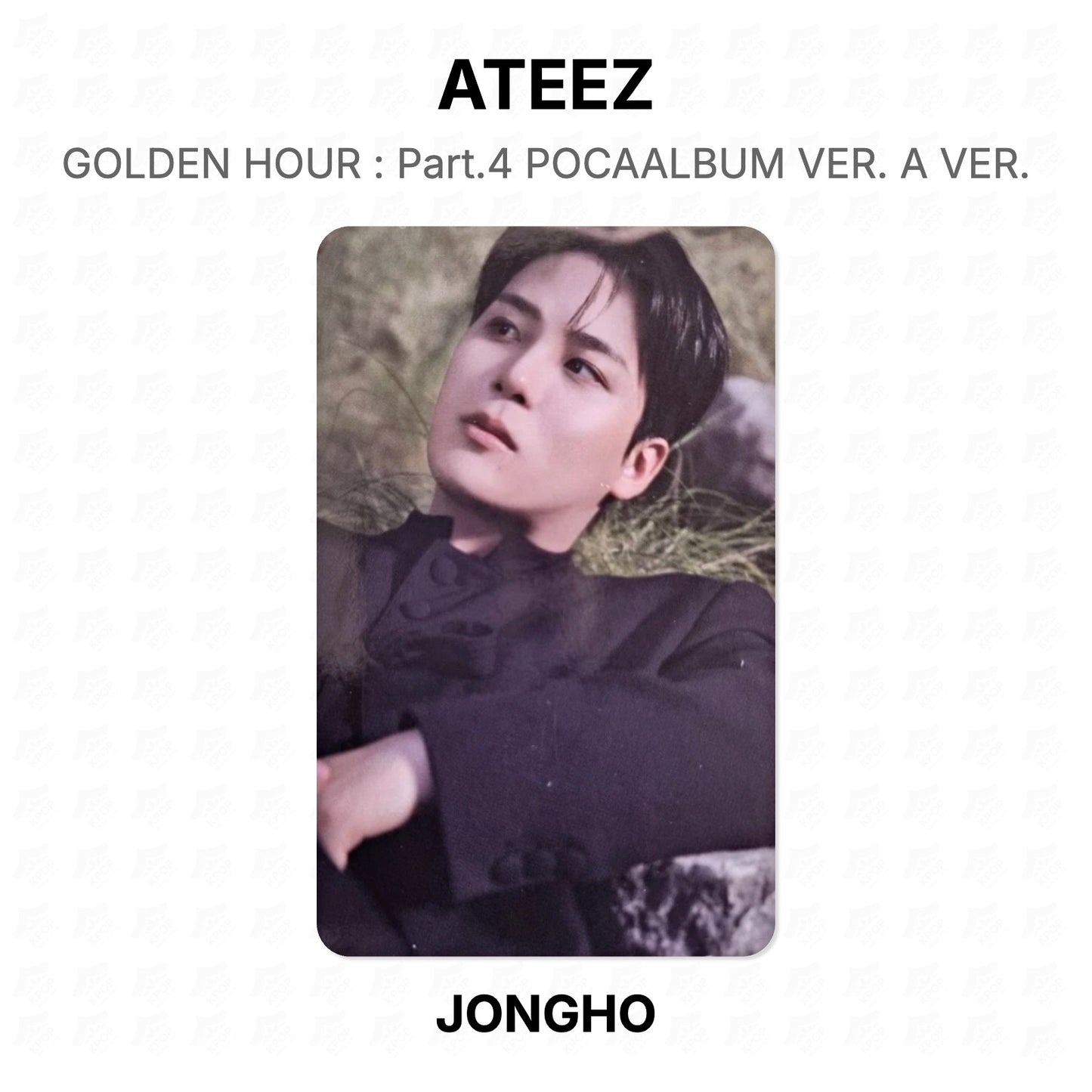 ATEEZ GOLDEN HOUR : Part.4 POCAALBUM VER. A VER. Official Photocard
