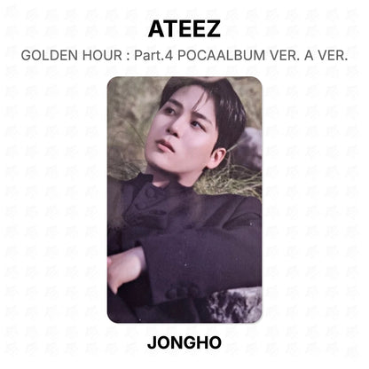 ATEEZ GOLDEN HOUR : Part.4 POCAALBUM VER. A VER. Official Photocard