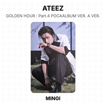 ATEEZ GOLDEN HOUR : Part.4 POCAALBUM VER. A VER. Official Photocard
