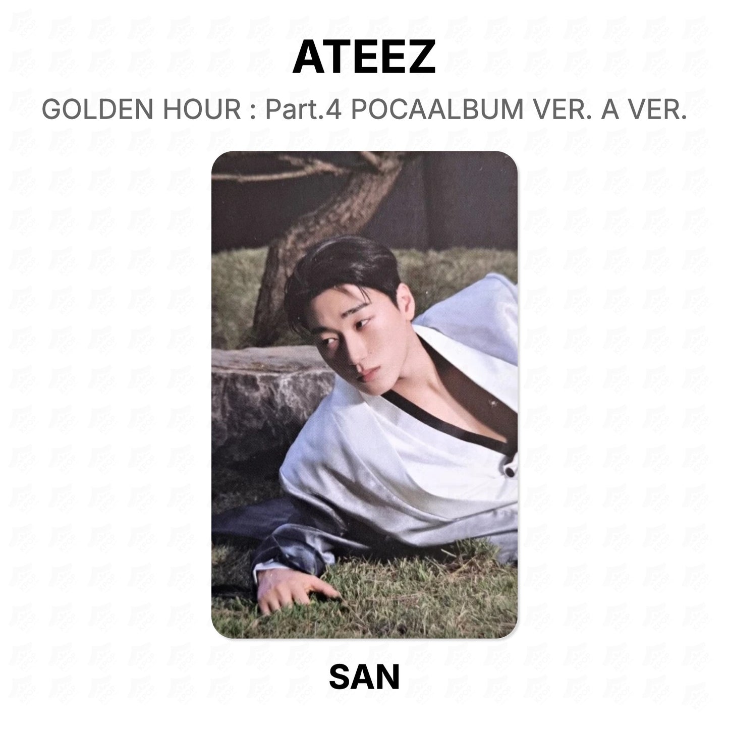 ATEEZ GOLDEN HOUR : Part.4 POCAALBUM VER. A VER. Official Photocard