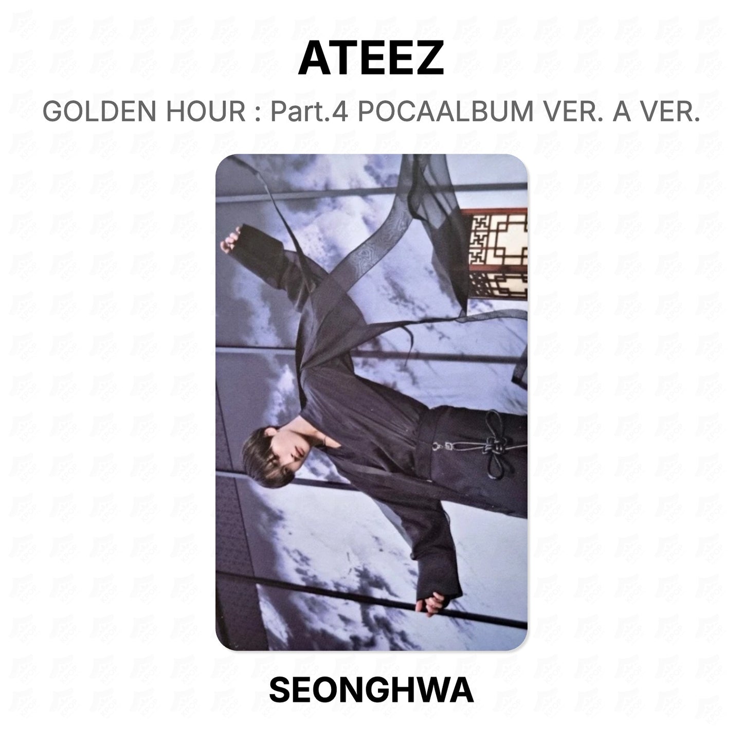 ATEEZ GOLDEN HOUR : Part.4 POCAALBUM VER. A VER. Official Photocard