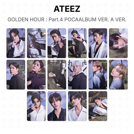ATEEZ GOLDEN HOUR : Part.4 POCAALBUM VER. A VER. Official Photocard