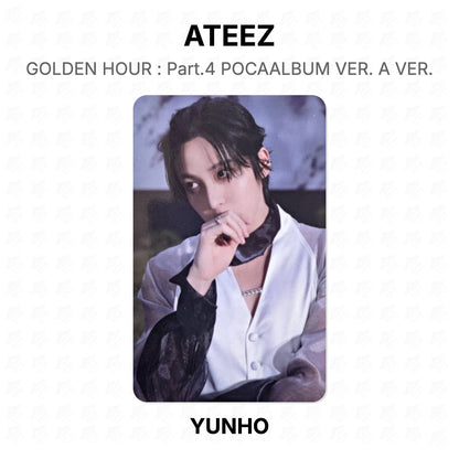 ATEEZ GOLDEN HOUR : Part.4 POCAALBUM VER. A VER. Official Photocard
