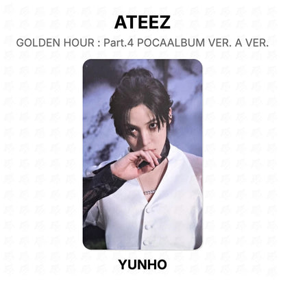 ATEEZ GOLDEN HOUR : Part.4 POCAALBUM VER. A VER. Official Photocard