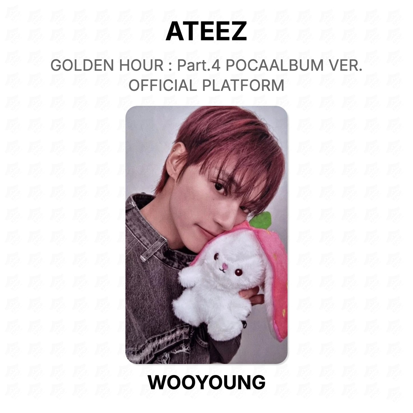 ATEEZ GOLDEN HOUR : Part.4 POCAALBUM VER. OFFICIAL PLATFORM Official Photocard