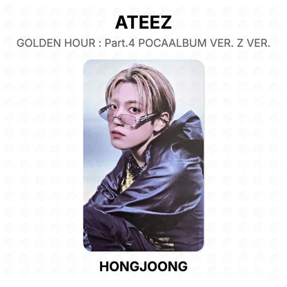 ATEEZ GOLDEN HOUR : Part.4 POCAALBUM VER. Z VER. Official Photocard