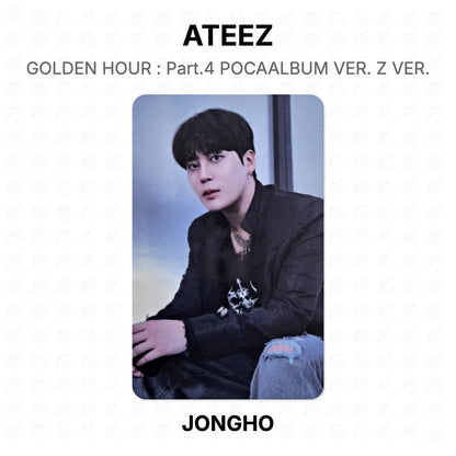 ATEEZ GOLDEN HOUR : Part.4 POCAALBUM VER. Z VER. Official Photocard