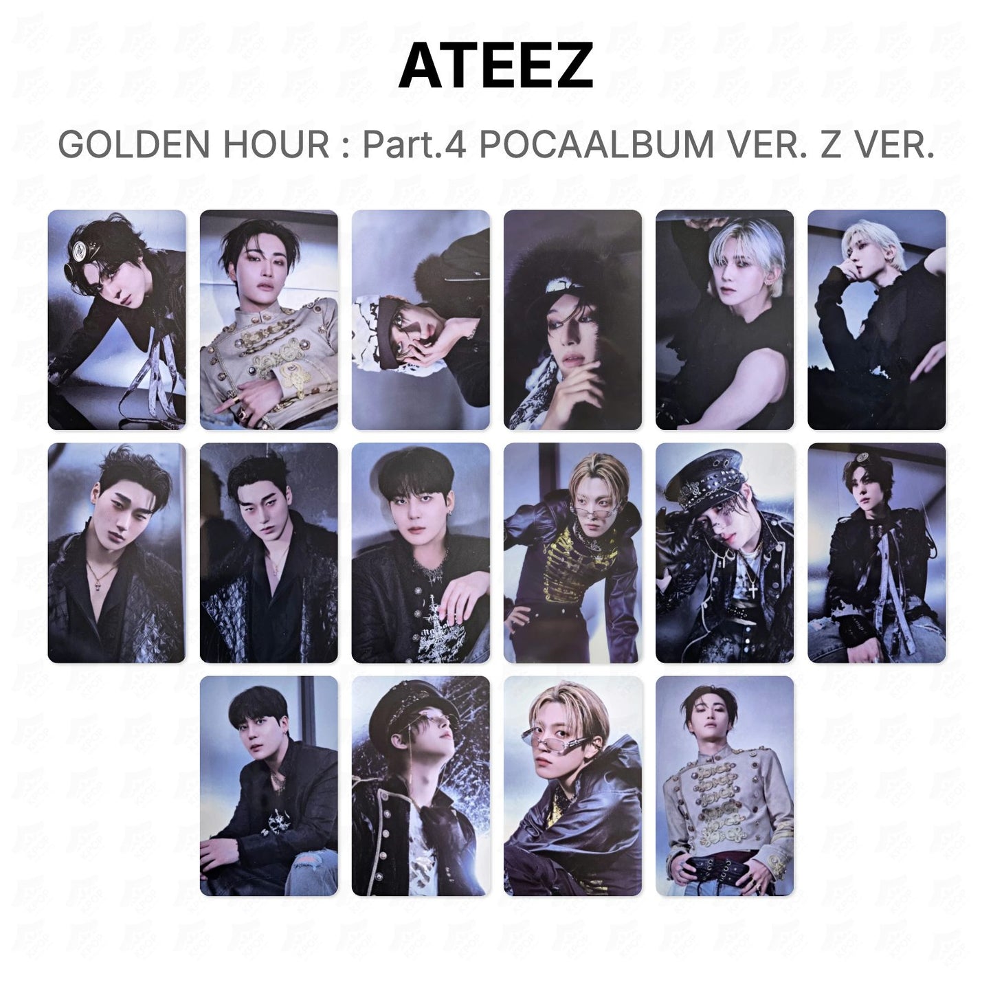 ATEEZ GOLDEN HOUR : Part.4 POCAALBUM VER. Z VER. Official Photocard