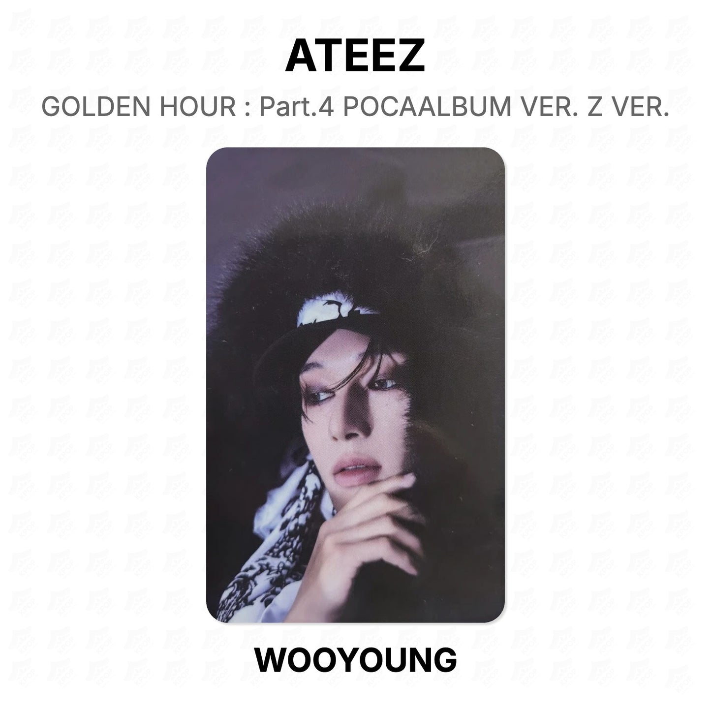 ATEEZ GOLDEN HOUR : Part.4 POCAALBUM VER. Z VER. Official Photocard