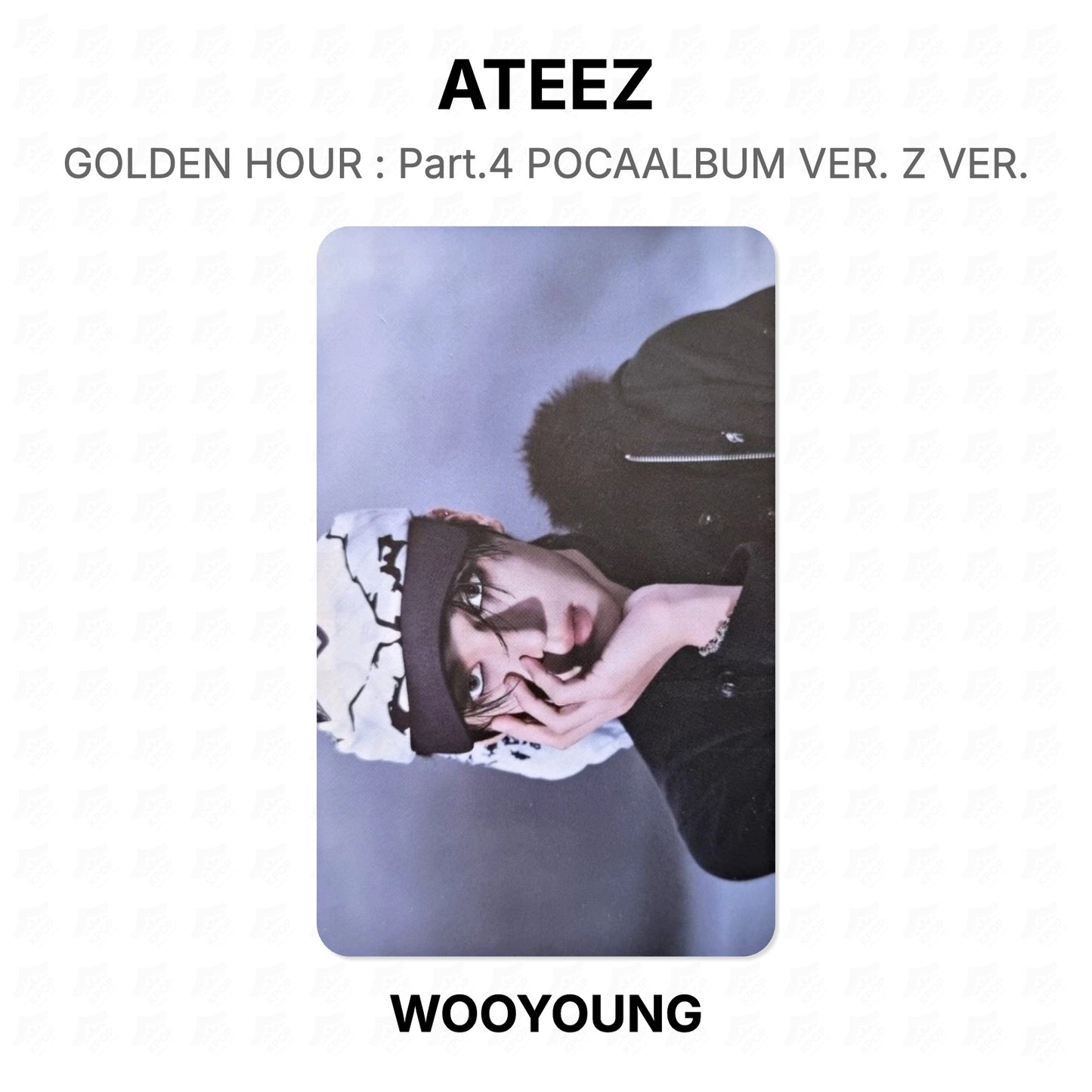 ATEEZ GOLDEN HOUR : Part.4 POCAALBUM VER. Z VER. Official Photocard