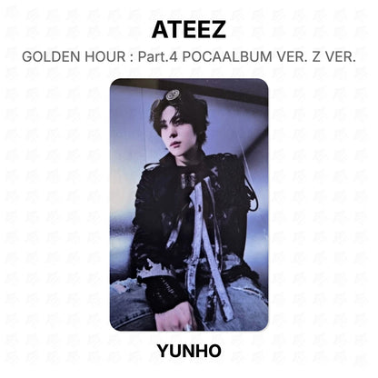 ATEEZ GOLDEN HOUR : Part.4 POCAALBUM VER. Z VER. Official Photocard