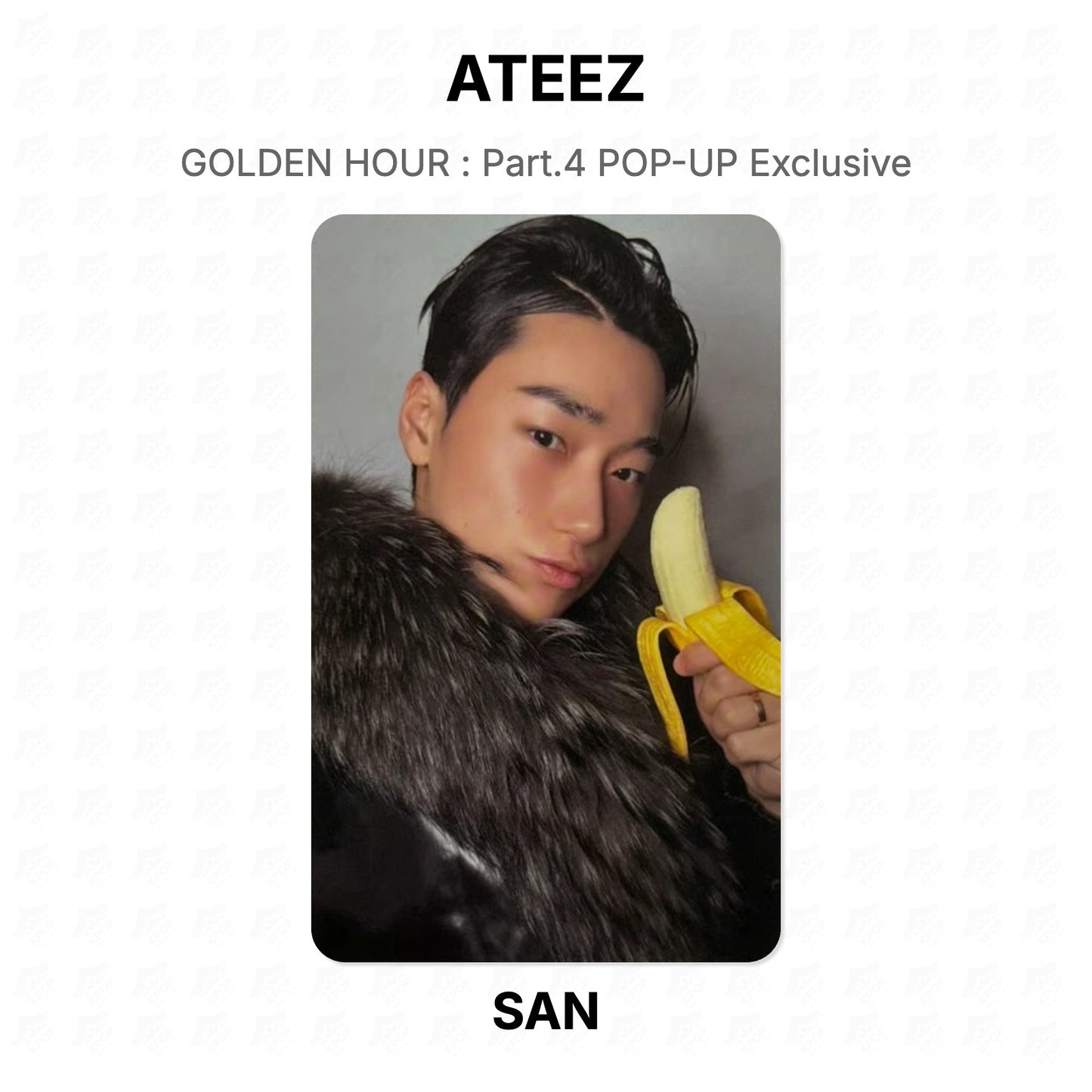 ATEEZ GOLDEN HOUR : Part.4 POP-UP Exclusive Official Photocard