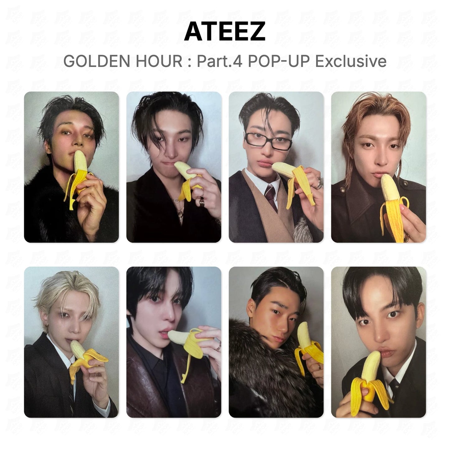 ATEEZ GOLDEN HOUR : Part.4 POP-UP Exclusive Official Photocard