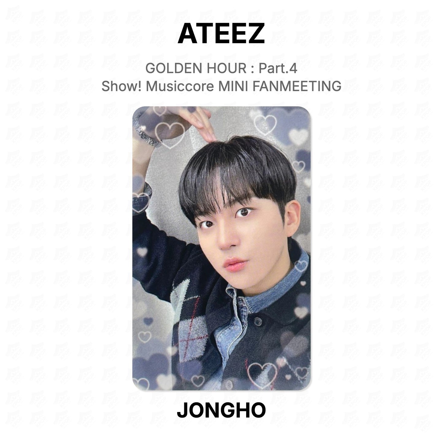 ATEEZ GOLDEN HOUR : Part.4 Show! Musiccore MINI FANMEETING Official Photocard
