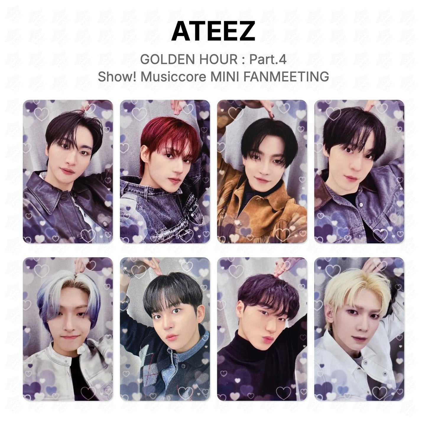 ATEEZ GOLDEN HOUR : Part.4 Show! Musiccore MINI FANMEETING Official Photocard