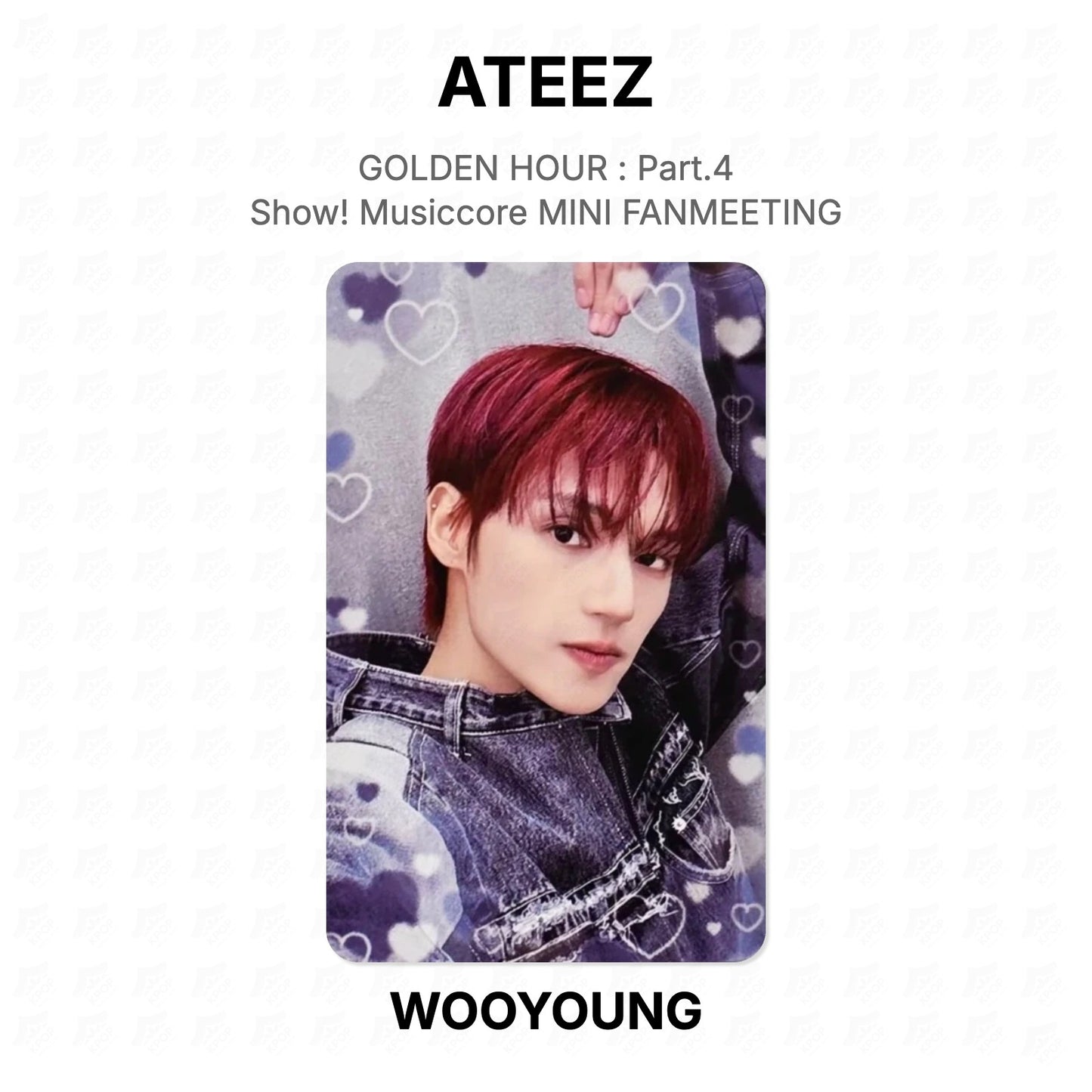 ATEEZ GOLDEN HOUR : Part.4 Show! Musiccore MINI FANMEETING Official Photocard
