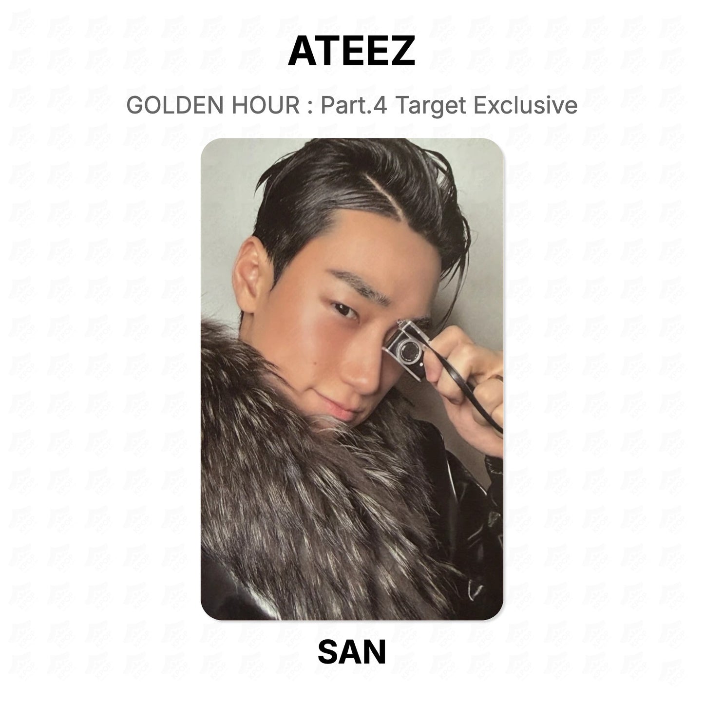 ATEEZ GOLDEN HOUR : Part.4 Target Exclusive Official Photocard