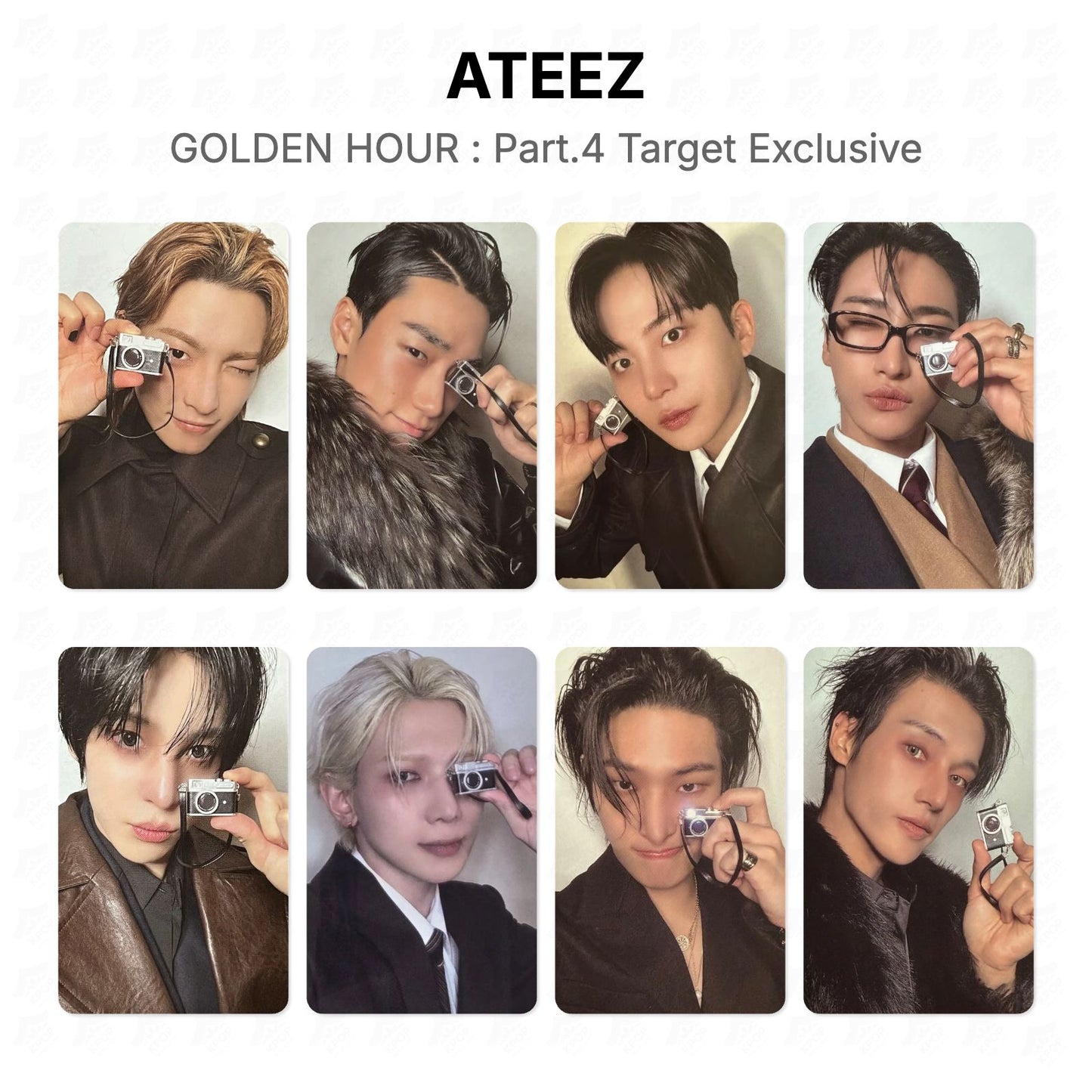 ATEEZ GOLDEN HOUR : Part.4 Target Exclusive Official Photocard