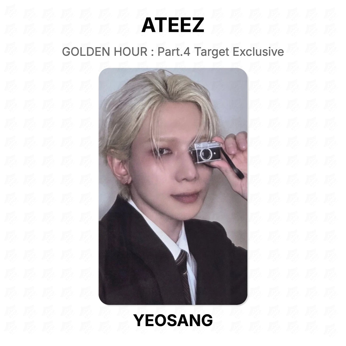 ATEEZ GOLDEN HOUR : Part.4 Target Exclusive Official Photocard