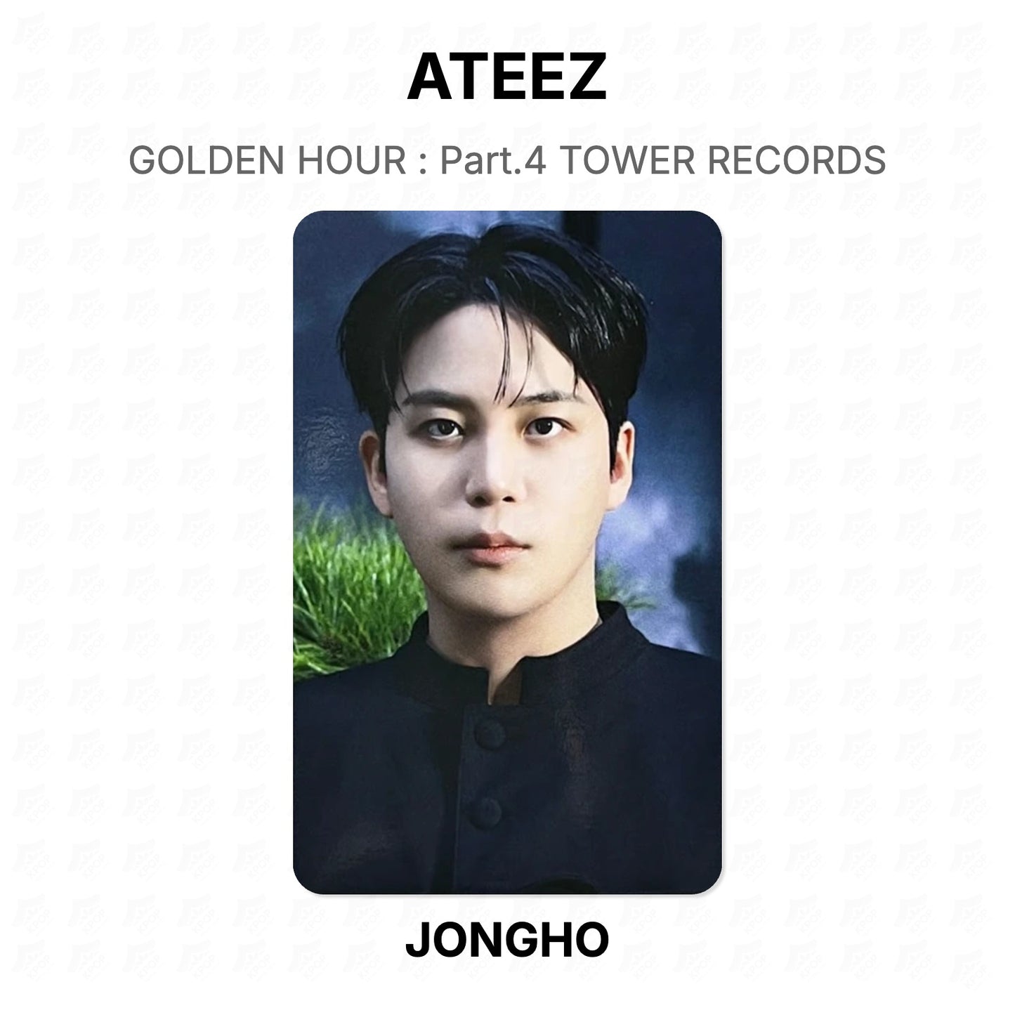 ATEEZ GOLDEN HOUR : Part.4 TOWER RECORDS Official Photocard