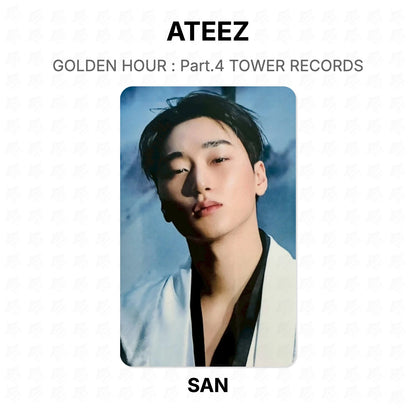 ATEEZ GOLDEN HOUR : Part.4 TOWER RECORDS Official Photocard