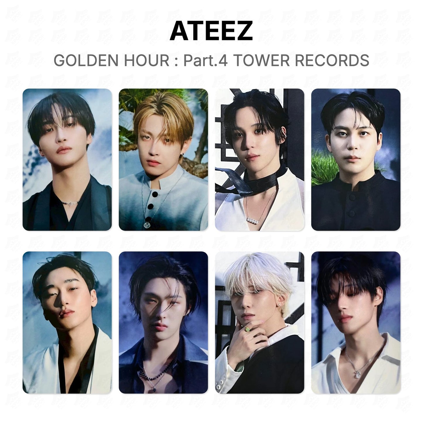 ATEEZ GOLDEN HOUR : Part.4 TOWER RECORDS Official Photocard