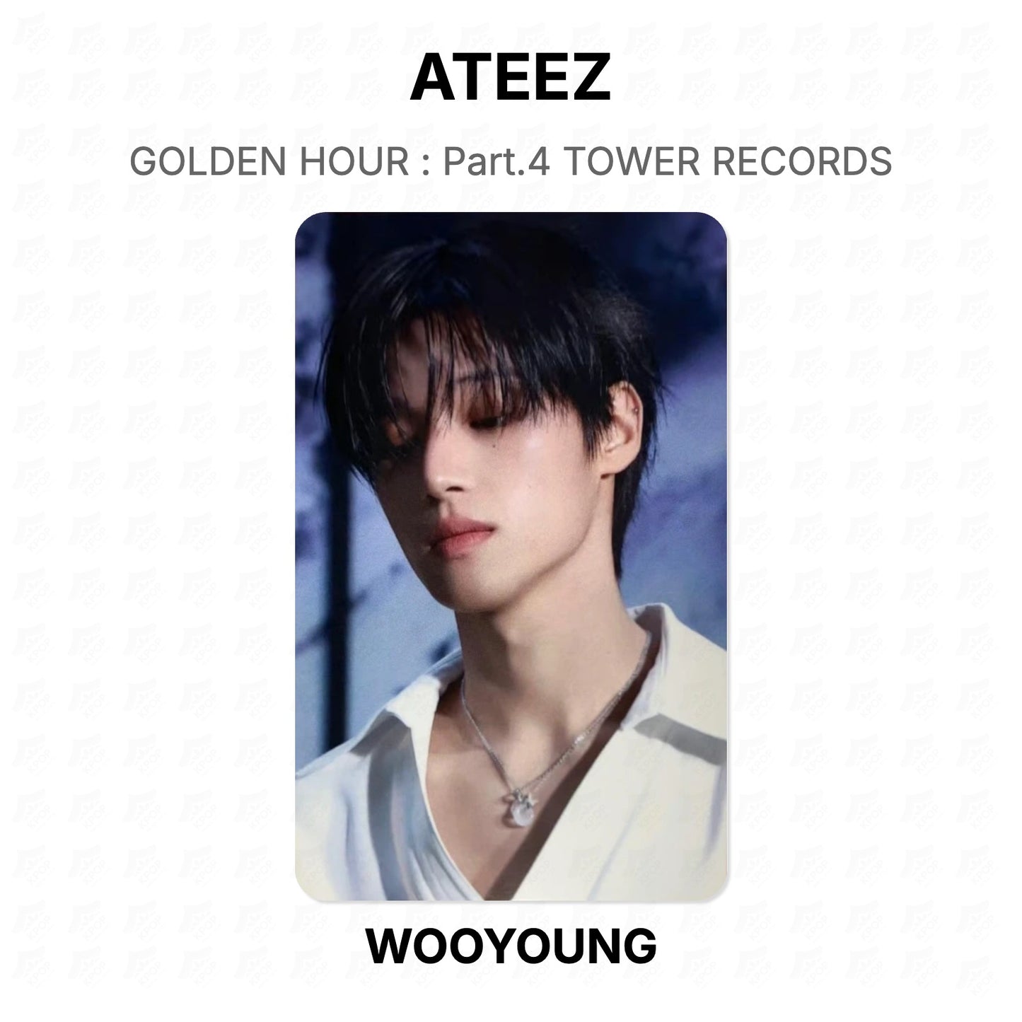 ATEEZ GOLDEN HOUR : Part.4 TOWER RECORDS Official Photocard