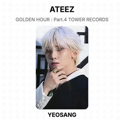 ATEEZ GOLDEN HOUR : Part.4 TOWER RECORDS Official Photocard