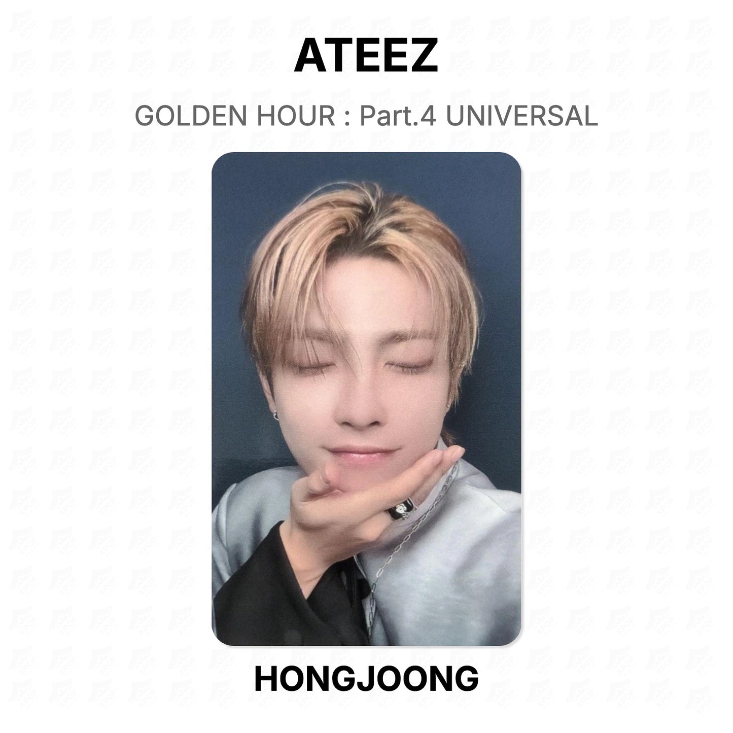 ATEEZ GOLDEN HOUR : Part.4 UNIVERSAL Official Photocard