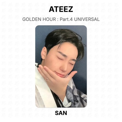 ATEEZ GOLDEN HOUR : Part.4 UNIVERSAL Official Photocard