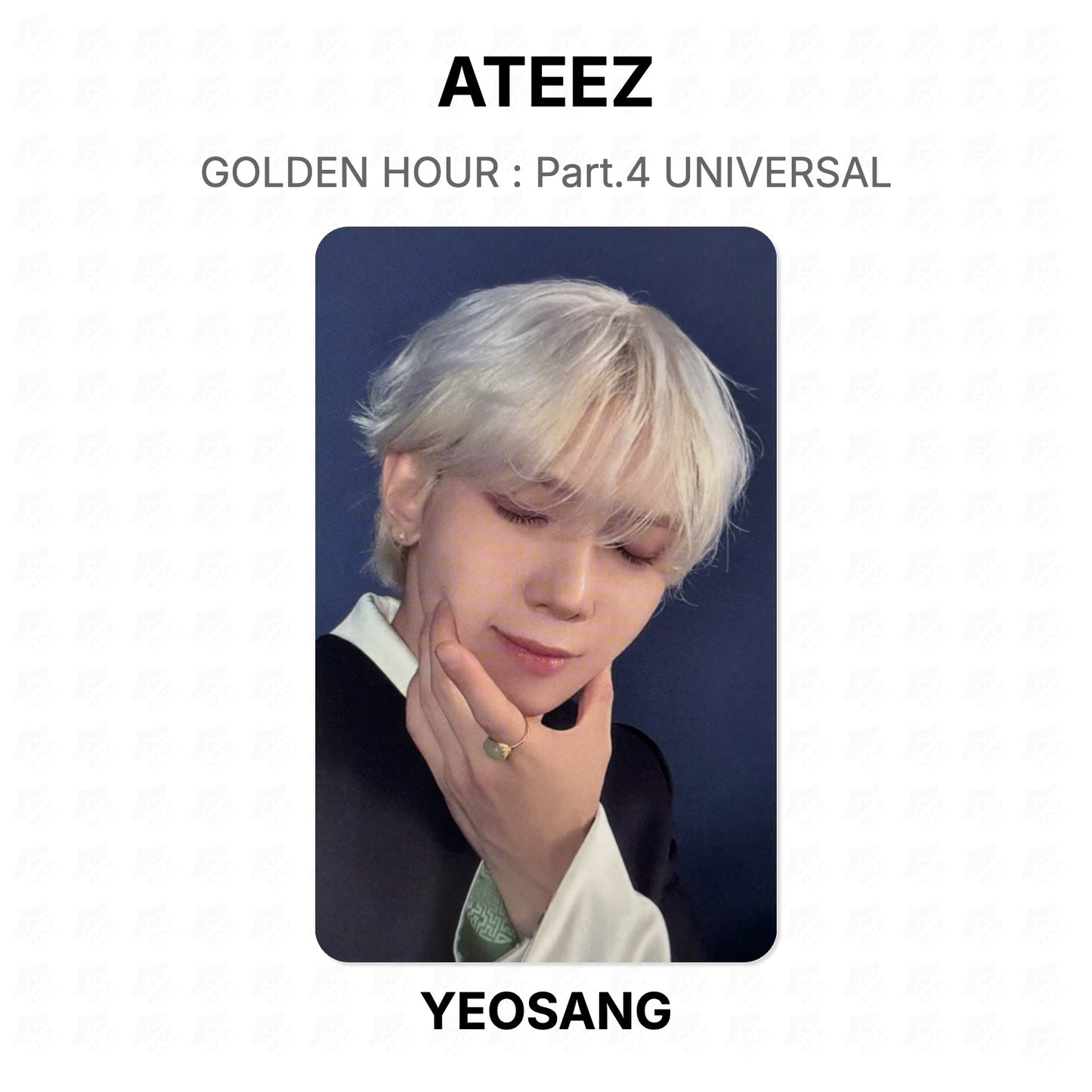 ATEEZ GOLDEN HOUR : Part.4 UNIVERSAL Official Photocard