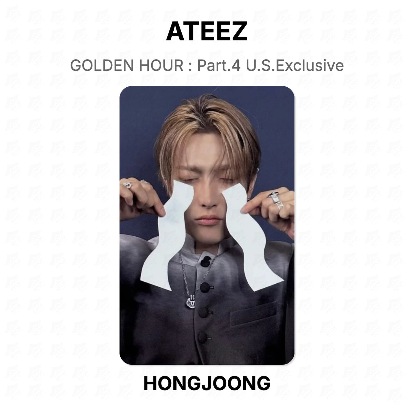 ATEEZ GOLDEN HOUR : Part.4 U.S.Exclusive Official Photocard