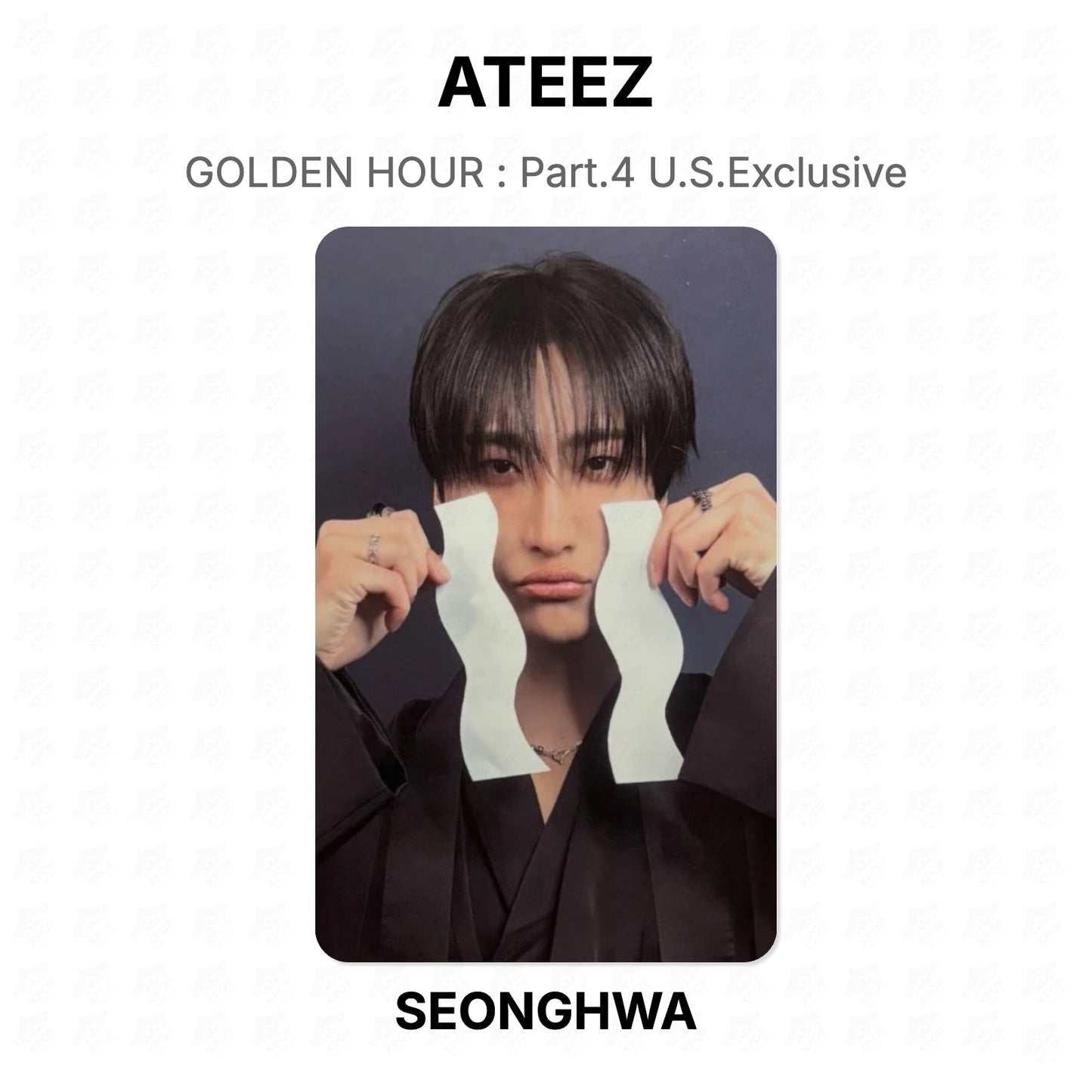 ATEEZ GOLDEN HOUR : Part.4 U.S.Exclusive Official Photocard