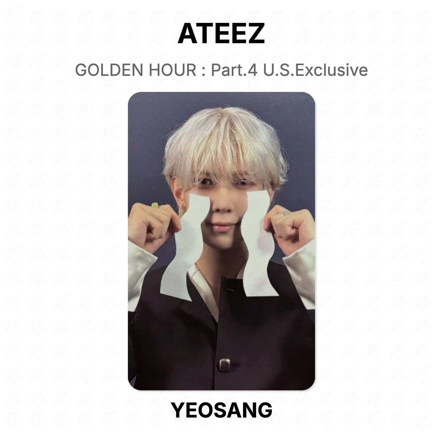 ATEEZ GOLDEN HOUR : Part.4 U.S.Exclusive Official Photocard