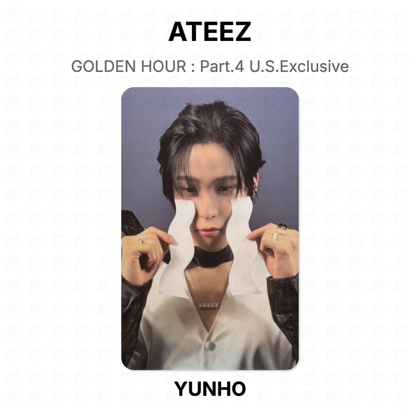 ATEEZ GOLDEN HOUR : Part.4 U.S.Exclusive Official Photocard